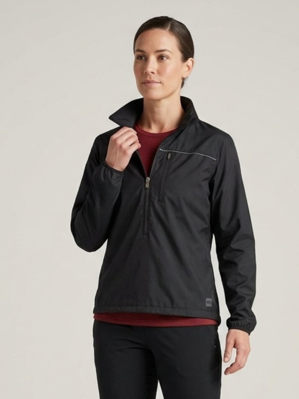 MEC Black Light Windbreaker with Half Zip